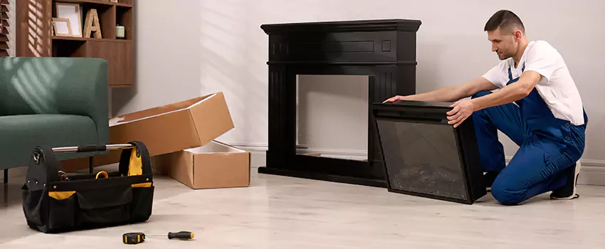 Old Rusted Metal Fireplace Repair And Replacement in Ossining, NY