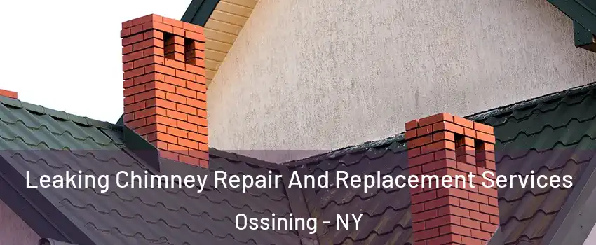  Leaking Chimney Repair And Replacement Services Ossining - NY